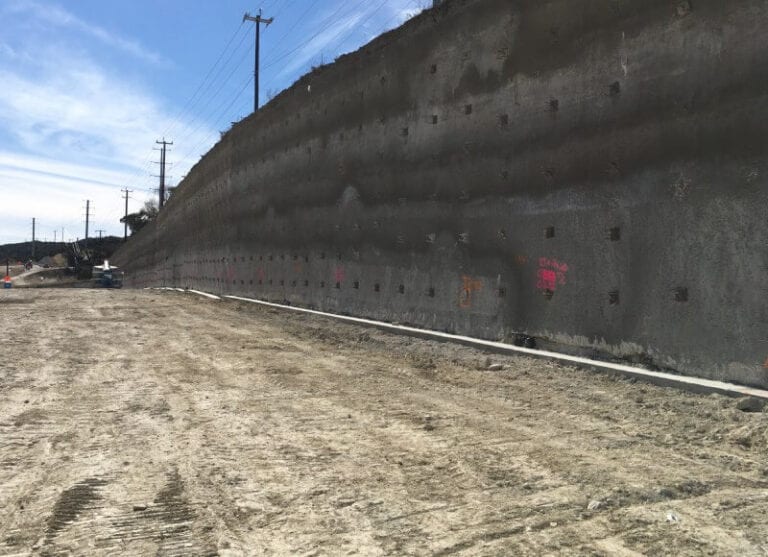 Ground retention engineering support